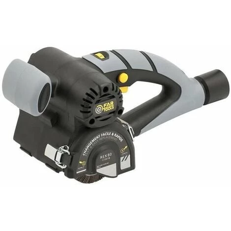FARTOOLS Rénovateur Compact 420W Brosse A Lamelles Abrasives Ø80mm 1 FARTOOLS Rénovateur Compact 420W Brosse A Lamelles Abrasives Ø80mm