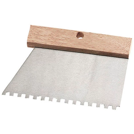 FARTOOLS Couteau à Colle Inox 185 Mm X Dents 8 Mm 1 FARTOOLS Couteau à Colle Inox 185 Mm X Dents 8 Mm