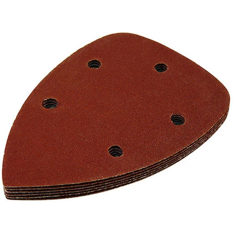 FARTOOLS Patins Abrasifs Delta Auto-agrippants 140 X 140 X 80 Mm Grain 40 - Lot De 6 1 FARTOOLS Patins Abrasifs Delta Auto-agrippants 140 X 140 X 80 Mm Grain 40 - Lot De 6