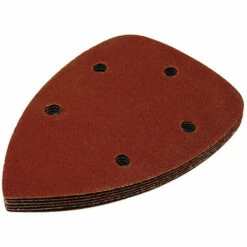 FARTOOLS Patins Abrasifs Delta Auto-agrippants 140 X 140 X 80 Mm Grain 80 - Lot De 6