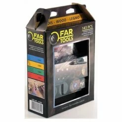 FARTOOLS Set 143 Accessoires Pour Le Bois