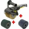 FARTOOLS PACK REX120C RENOVATEUR EXTERIEUR + BROSSE A LAMELLES ABRASIVES + BROSSE FIBRE SYNTHETIQUE ET LAMELLES ABRASIVES