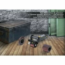 FARTOOLS PACK RDP601 RENOVATEUR DE PRECISION + BROSSE A LANIERES ABRASIVES DE PRECISION + BROSSE A LANIERES ABRASIVES