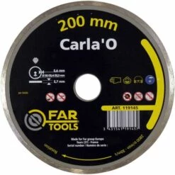 FARTOOLS Disque Diamant Far Tools :Carla'O: 200X2.7X5.6MM,AL30-25,4-22.2mm
