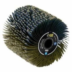 Brosse à Lanières Abrasives Pour Poncer Des Surfaces Incurvées Ø120x100 Mm GR36 FARTOOLS